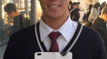 前橋育英高校野球部エース皆川くんにユニフォームケースを作って頂きました。 